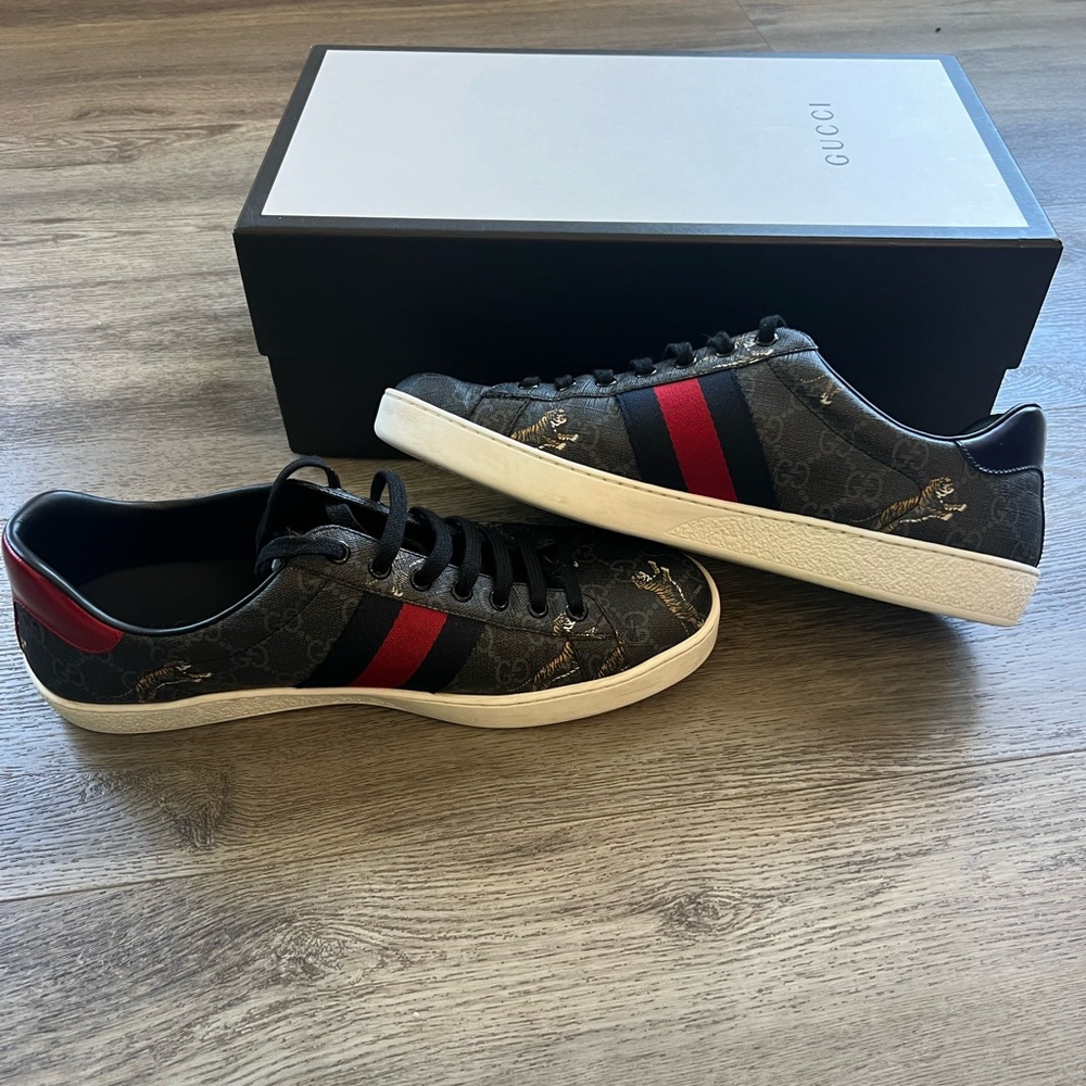 Men’s Gucci Ace GG Supreme 'Tigers' Sneakers